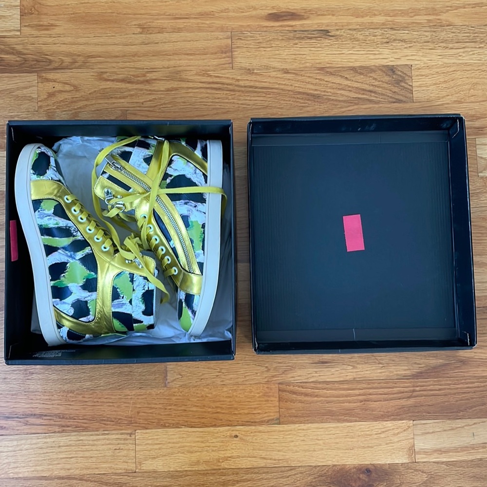 Just Cavalli Animal Print High Tops